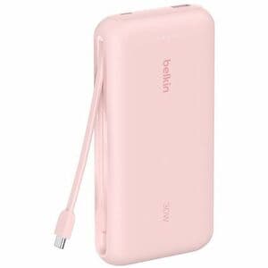 BELKIN BoostCharge#Power#Bank 20K with Integrated Cable Pink