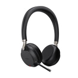 Yealink BH72-CH-BL-TEAMS, Teams Certified Wireless Headset With Charging Stand, Stereo, Over-the-Head, USB-A, Wireless+Bluetooth, Black, 2 Year Warranty