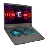 MSI Thin Series Gaming Notebook 15.6" FHD Alder Lake i5-12450H DDR4 8GB 512GB SSD Windows11 Home Nvidia RTX 2050, GDDR6 4GB