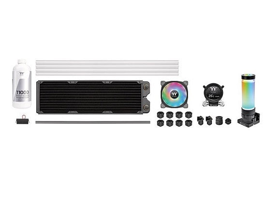 Thermaltake CL-W335-CU12SW-A, Pacific CLM360 Ultra Hard Tube Liquid Cooling Kit, 1 Year Warranty