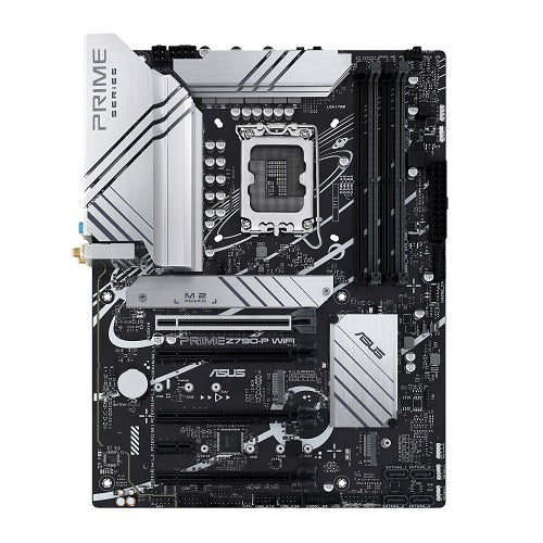 Asus PRIME Z790-P WIFI-CSM, ATX, Intel LGA 1700, 4xDDR5, 3xM.2+4xSATA 6Gb/s, 5xPCIe, RAID, 1xHDMI, 1xDP, GbE LAN, Wireless AX+Bluetooth, 1xUSB-C, 3xUSB3.0, 4xUSB2.0, Aura Sync, 3 Year Warranty