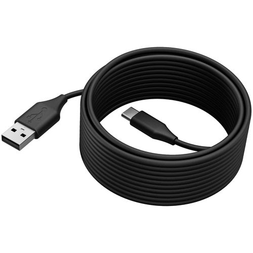 Jabra 14202-11, USB-C to USB-A Cable for Panacast 50, Male to Male, Length: 5m, Black, 1 Year Warranty