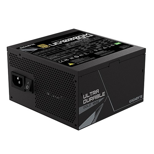 Gigabyte UD1000GM PG5 2.0 1000W ATX PSU Power Supply  80+ Gold >90% 120mm Fan Black Flat Cables Single +12V   >100K Hrs