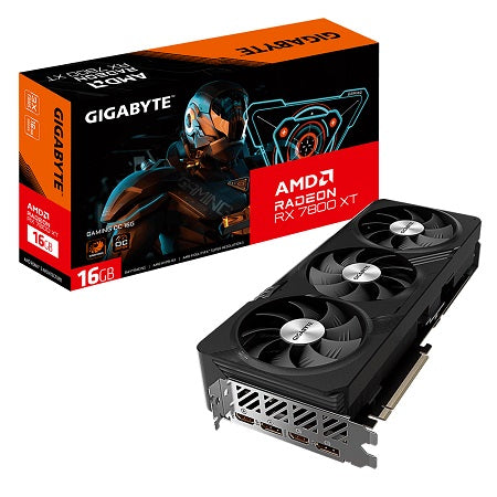 Gigabyte AMD Radeon RX 7800 XT Gaming OC 16G Video card, PCI-E 4.0, GDDR6, 2x DP2.1, 2x HDMI 2.1(NEW) 9.6