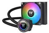 Thermaltake CL-W360-PL12SW-A, TH120 V2 ARGB AIO Liquid CPU Cooler, Size: 1x120mm Fan, Socket: Intel LGA 1700/1200/1156/1155/1151/1150, AMD AM5/AM4/AM3+/AM3/AM2+/AM2, Black, 2 Year Warranty