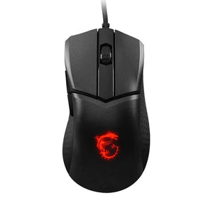 MSI GM31, Clutch GM31 LightWeight RGB Gaming Mouse, Wired, 12000 dpi, 6 Buttons, USB, Black, 1 Year Warranty