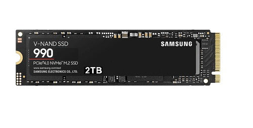 Samsung 990 EVO 2TB PCIe Gen4/5 NVMe SSD 5000MB/s 4200MB/s R/W 700K/800K IOPS 1200TBW 1.5M hrs V-NAND TLC AES 256-bit Encryption 5yr wty