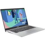 MSI MODERN 14 C7M-072AU, 14" FHD Screen, AMD Ryzen 7 7730U, 16GB DDR4 RAM, 512GB NVMe SSD, Wireless AX+Bluetooth, Windows 11 Pro, Urban Silver, 3 Year Warranty