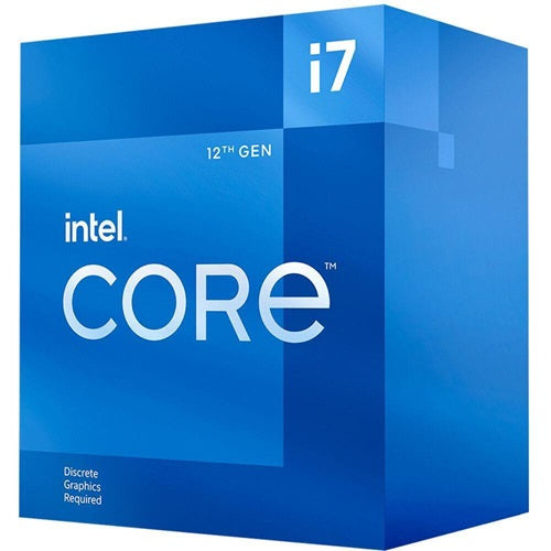 Intel i7 12700F CPU 3.6GHz (4.9GHz Turbo) 12th Gen LGA1700 12-Cores 20-Threads 25MB 65W Graphic Card Required Retail Box Alder Lake with fan