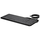 Hewlett Packard HP 7N7C1AA, 405 Multi-Device Backlit Wired Keyboard, 1 Year Warranty