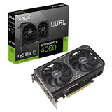 (SI BULK SKU, Not Retail, Moq 28) ASUS nVidia GeForce DUAL-RTX4060-O8G-V2 OC Edition 8GB GDDR6, 2505 MHz Boost Clock, RAM 17Gbps, 3xDP, 1xHDMI