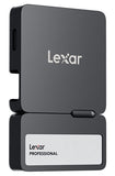 Lexar LSL400S001T-RNBNG, SL400 Professional Go Portable SSD with Hub, 1TB, USB 3.2, Read Speed Up to 1050MB/s, Write Speed Up to 1000MB/s, Black, 5 Year Limited Warranty