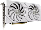 ASUS nVidia GeForce DUAL-RTX4060-O8G-EVO-WHITE RTX4060 EVO White OC Edition 8GB GDDR6 2505 MHz Boost Clock, RAM 17Gbps, 3xDP, 1xHDMI