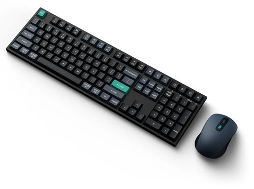 Keychron KBKCKCBD2, B36 Silent Keyboard and BM25 Silent Mouse Wireless Combo,  Keyboard: 100% Full Key Layout, Tri-mode (2.4GHz/5.2/Wired USB-C), Up to 320Hrs Battery Life, Mac/Windows Switch, Mouse: 400-2400 DPI, PAW3212 Sensor, Tri-mode (2.4GHz/BT 5.2/W