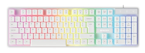 Fantech KBFTP51WH, P51 5 in 1 Power Bundle, Includes Shikari K515 Gaming Keyboard, Crypto VX7 Gaming Mouse, Vigil MP356 Medium Mousepad, Flash HQ53 Gaming Headset, Tower II AC304 Headset Stand, Space White, 1 Year Warranty