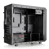 Thermaltake CA-3D4-45S1NA-00, Versa H15, Micro-Tower, Drive Bays: 1x5.25"(Accessible), 3x3.5"or 3x2.5"(Hidden), Expansion Slot: 4, Motherboard Support: Mini-ITX/Micro-ATX, PSU: 450W, Black, 1 Year Warranty