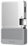 Lexar LSL400S001T-RNSNG, SL400 Professional Go Portable SSD with Hub, 1TB, USB 3.2, Read Speed Up to 1050MB/s, Write Speed Up to 1000MB/s, Silver, 5 Year Limited Warranty