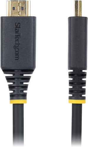 StarTech HDMI2-CABLE-4K60-50C, 50cm Premium Certified High Speed HDMI Cable, 4K 60Hz/1440p 144Hz, 18Gbps, UHD HDMI 2.0 Cord, TPE Jacket, Lifetime Warranty