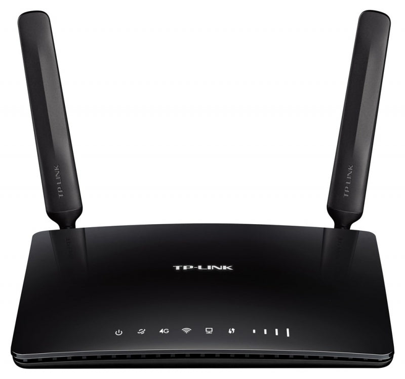 TP-Link TL-MR6400 N300 Wireless N 3G/4G LTE Router 2.4GHz (300Mbps) 802.11bgn 3x100Mbps LAN 1x 100Mbps 4G SIM Slot, Band5&Band28