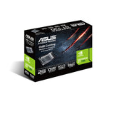 ASUS nVidia GeForce GT730-SL-2GD5-BRK 2GB GDDR5 Low Profile Graphics Card with Bracket For Silent HTPC Build (With I/O Port Brackets)