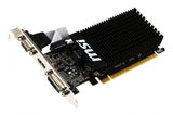 MSI nVidia Geforce GT 710 2GB LP Low Profile VGA CARD GDDR3 2560x1600 1xHDMI 1xDVI PCIE2.0x16 954 MHz Core Clock