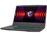 MSI Thin Series Gaming Notebook 15.6" FHD Alder Lake i5-12450H DDR4 8GB 512GB SSD Windows11 Home Nvidia RTX 2050, GDDR6 4GB