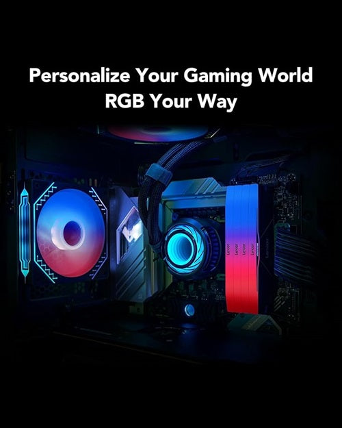 Lexar LD5U24G76C38BR-RGD, Ares RGB G2, UDIMM, DDR5 48GB(2x24GB), 7600MHz, CL38, Limited Lifetime Warranty