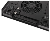 Thermaltake CL-N013-PL12BL-A, Massive A23 Notebook Cooler, Suitable for 16" Gaming Notebooks,  Noise: 28 dBA, Air Flow: 38 CFM, Speed: 1200±10%RPM, 2 Years