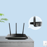 TP-Link Archer VR400 AC1200 Wireless VDSL/ADSL Modem Router 1.2Gbps 867Mbps @ 5GHz 300Mbps @ 2.4GHz 3xLAN 1xWAN 1xUSB 1xRJ11 Carton QTY 10