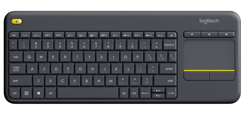 Logitech K400 Plus Wireless Keyboard with Touchpad & Entertainment Media Keys Tiny USB Unifying receiver for HTPC connected TVs ~KBLT-K830BT