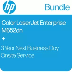 COLOR LASERJET ENTERPRISE M652DN PRINTER + 3YR NBD ONSITE