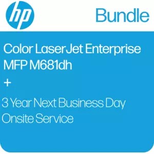 COLOR LASERJET ENTERPRISE MFP M681DH PRINTER + 3YR NBD ONSITE