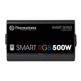 Thermaltake PS-SPR-0500NHSAWA-1, Smart RGB, 500W, 80 Plus, Fan: 120mm, ATX, MTBF: 100,000 Hours, 5 Year Warranty