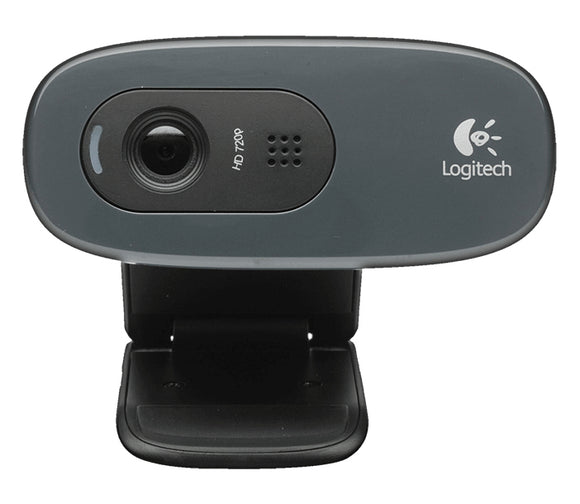 Logitech C270 3MP HD Webcam 720p/30fps, Widescreen Video Calling, Light Correc, Noise-Reduced Mic for Skype, Teams, Hangouts, PC/Laptop/Macbook/Tablet