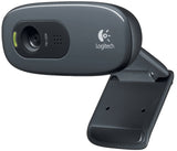 Logitech C270 3MP HD Webcam 720p/30fps, Widescreen Video Calling, Light Correc, Noise-Reduced Mic for Skype, Teams, Hangouts, PC/Laptop/Macbook/Tablet