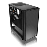 Thermaltake CA-1J1-00S1WN-00, Versa H17 Window, Micro-ATX Case, Drive Bays: 2x3.5", 2x2.5", Expansion Slot: 4, Motherboard Support: Mini-ITX/Micro-ATX, Pre-Installed Fan: 1x120mm, Black, 2 Year Warranty