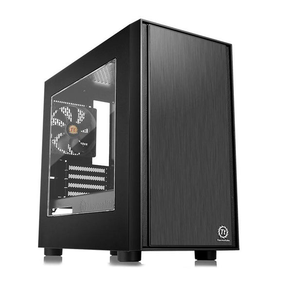 Thermaltake CA-1J1-00S1WN-00, Versa H17 Window, Micro-ATX Case, Drive Bays: 2x3.5