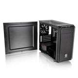 Thermaltake CA-3D4-45S1NA-00, Versa H15, Micro-Tower, Drive Bays: 1x5.25"(Accessible), 3x3.5"or 3x2.5"(Hidden), Expansion Slot: 4, Motherboard Support: Mini-ITX/Micro-ATX, PSU: 450W, Black, 1 Year Warranty