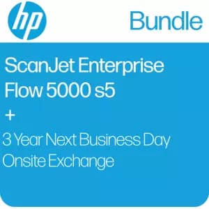 SCANJET ENTERPRISE FLOW 5000 S5 SCANNER + 3YR NBD EXC