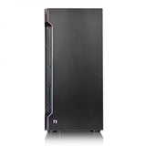 Thermaltake CA-1M3-00M1WN-00, H200, Mid-Tower, Tempered Glass, Drive Bays: 2x3.5" or 3x2.5", Expansion Slot: 7, Motherboard Support: ATX/Mini-ITX/Micro-ATX, Black, 2 Year Warranty