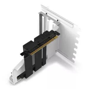NZXT Vertical GPU Mounting Kit White Bracket 175 mm PCIe 4.0x16 Riser Cable
