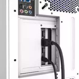 NZXT Vertical GPU Mounting Kit White Bracket 175 mm PCIe 4.0x16 Riser Cable