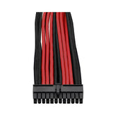 Thermaltake AC-033-CN1NAN-A1, TtMod Sleeve Cable, Red/Black, Heatshrinkless Cabling, Universal Compatibility, 1 Year Warranty