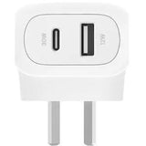 Belkin BoostCharge USB-C PD 3.0 PPS Wall Charger 42W - White(WCB009auWH),Dynamic Power Delivery,Compact,travel-ready design,USB-C PD 3.0 Certified,2YR