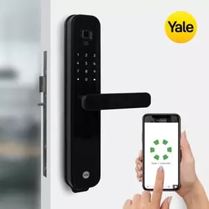 ASSA ABLOY Yale YDM 7220 Smart Mortice Lock Matt Black
