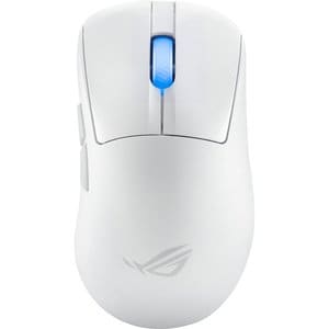 ASUS ROG KERIS II Ace Wireless Ergonomic Lightweight Gaming Mouse, 42,000-dpi ROG AimPoint Pro Optical Sensor (Moonlight White)