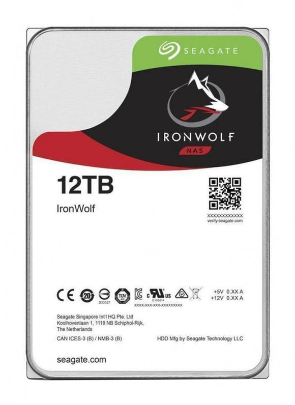 Seagate ST12000VN0008, IronWolf, 12TB, 3.5