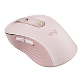 Logitech 910-006263, Signature M650 Wireless Mouse, Bluetooth, 4000 dpi, 5 Programmable Buttons, USB, Rose, 1 Year Warranty