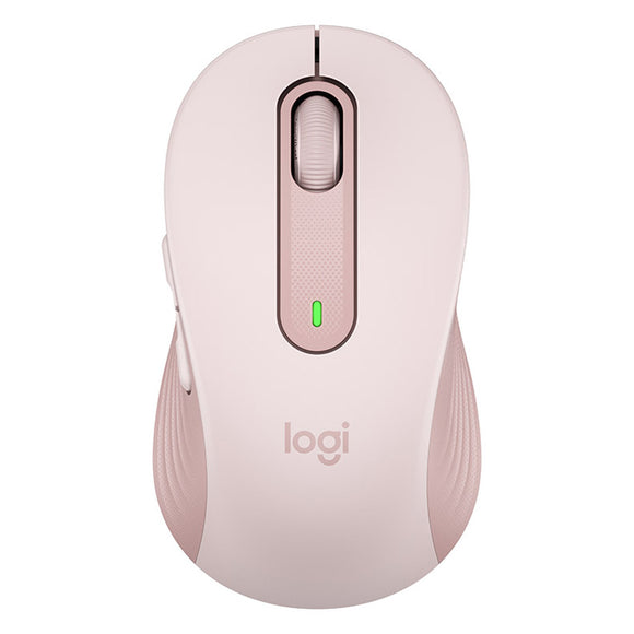 Logitech 910-006263, Signature M650 Wireless Mouse, Bluetooth, 4000 dpi, 5 Programmable Buttons, USB, Rose, 1 Year Warranty