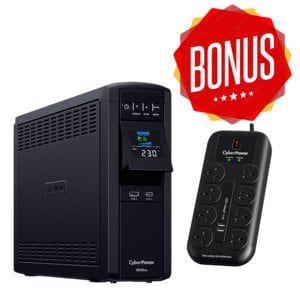 CyberPower CP1600EPFCLCD with bonus 8-PORT SURGE PROTECTOR WITH 2USB PORTS